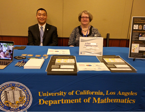 Captain Dominic Choi, LAPD Pacific Division and Professor Andrea Bertozzi