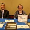 Captain Dominic Choi, LAPD Pacific Division and Professor Andrea Bertozzi