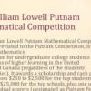 William Lowell Putnam Competition